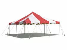 Weekender Pole Tent 20x20 Red Canopy Event Wedding Party Backyard Gazebo