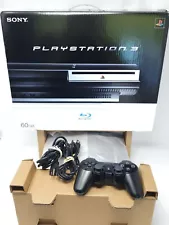 Sony PlayStation 3 60GB CECHA01 Backwards Compatible PS3 Console System in Box