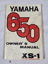 1970 Yamaha XS1 650 Owner's Manual, XS650