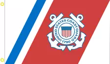 12x18 U.S. Coast Guard Maritime Ensign Boat Flag Banner Grommets UV Protected