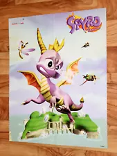 Spyro the Dragon / Ninja Shadow of Darkness PS1 Vintage Very Rare Poster 1998