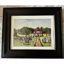 Ruth Russell Williams Framed Print "Family Reunion" 13x11