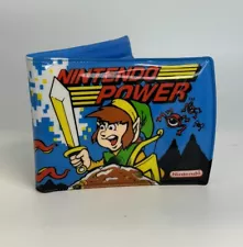 Nintendo Power The Legend of Zelda NES Era 1988 Link Wallet Vintage Blue