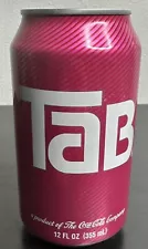 ORIGINAL TAB DIET SODA POP BY COCA COLA COLLECTABLE CAN UNOPENED FULL 12oz