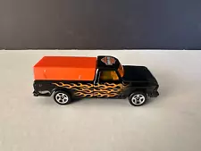 Hot Wheels 1979 Ford F-150 Pickup Truck Harley Davidson Black Orange Flame Loose