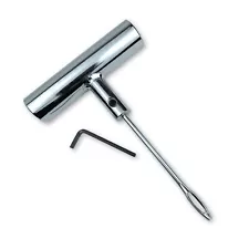 Metal T-Handle Split Eye Needle Tire Plug Repair Tool with Allen Wrench