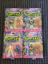 Teenage Mutant Ninja Turtles Lot Of 4 Original 1988 TMNT In Package. Un Punched