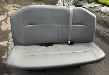 2008-2014 Ford Econoline Van Bench Seat - 3 Person Grey Vinyl 2ND Row