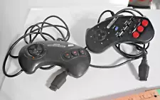 2 SEGA GENESIS CONTROLLERS COMPETITION PRO MANY FOR SALE