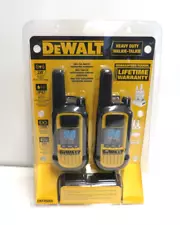 DeWalt Heavy Duty Walkie-Talkie Set, DXFRS800, Long Range, BRAND NEW SEALED