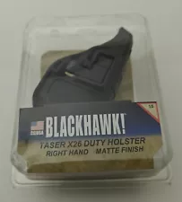 Blackhawk Taser X26 Duty Holster (44H015BK-R) Right Hand Matte Finish.