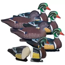 New Higdon Foam-filled Standard Wood Duck Decoys 6 Pack Incredibly Realistic