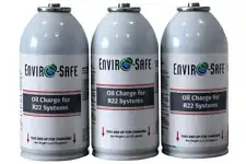 Envirosafe Oil Charge for R22, A/C (3) 4oz cans