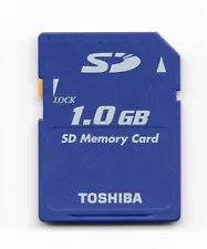 Toshiba 1GB SD Memory Card