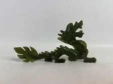 Vintage Small Jade Dragon Figurine