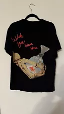 Astroworld Tour T Shirt Cactus Jack Travis Scott "wish you were here" Medium