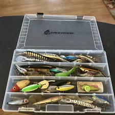 Tackle Box, Loaded With Lures Crankbaits Rebel Cordell Rapala Bagley Storm Etc