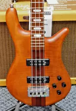 Spector Euro 4 RST Electric Bass Sienna Stain Finish w/ Gig Bag! Active Pickups!