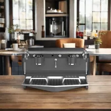 BRAND NEW BLACK ESPRESSO COFFEE MACHINE COMMERCIAL CAFE