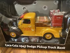 Vintage 1947 Coca-Cola Die-Cast Toy Pickup Truck Bank.(P).