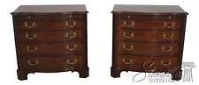 65116EC: Pair HENKEL HARRIS Model 2346 Mahogany Bachelor Chests