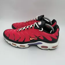 Nike Air Max Plus TN Siren Red White Black Tuned Air DJ5138-600 Men’s Size 9