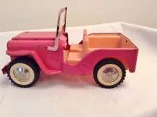 Vintage 1960's Tonka "Elvis" Pink No. 350 Surrey Jeep