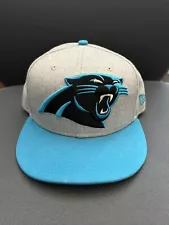 Carolina Panthers New Era 9fifty Snap-Back Hat Unisex Gray New Adjust.