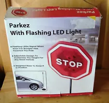 PARKEZ Flashing LED Light Parking Stop Sign For Garage