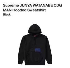 Supreme/Junya Watanabe/Comme des Garcons Man Hooded Sweatshirt Size XL ‘Black’