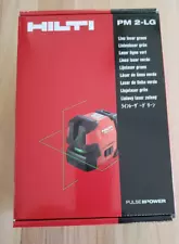 Hilti line laser PM 2-LG Green Beam Self leveling Horizontal & Vertical *NEW*