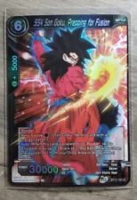 SS4 Son Goku Prepping for Fusion BT14-125 Foil Cross Spirits Dragon Ball Super