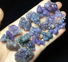 99g Natural Grape Agate Botryoidal Purple Chalcedony Specimen Indonesia H372