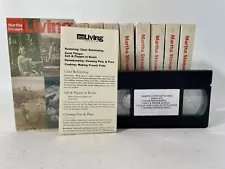 Martha Stewart Living Television 10 VHS Tapes 1 - 7, 10 - 12, 18 (Never Used)