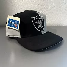 Vintage 90’s Drew Pearson Oakland Raiders Abstract Snapback Hat Cap NWT Reserved