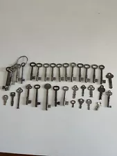 Vintage Keys, Skeleton Keys, Lot of 34