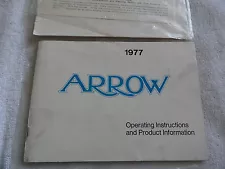 1977 Plymouth Arrow Owners Manual