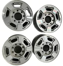 SET OF 4 Silverado Chevy Sierra 2500 3500 17 INCH OEM Rims Wheels 5500