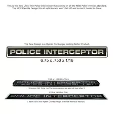 Fits Crown Vic Interceptor Police Emblem Decal Explorer Taurus (For: 2018 Ford Explorer)