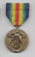 US94 WW1 VICTORY MEDAL - NEW MADE - RING SUSPENSION