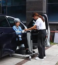 Electric Lift Transfer Patient to Car, Transport Device for Elderly Home Use