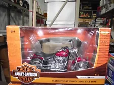 Ertl 1/10 Harley Davidson 2004 Fat boy red series 10 NIB