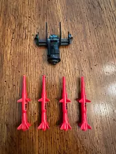 1984 GI JOE ARAH Stinger Missile Launcher & 4 Missiles for Cobra Stinger Jeep