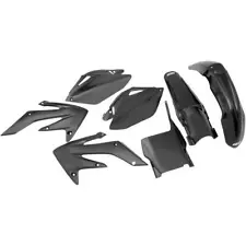 UFO Complete Plastics Kit Black for Honda CRF250R 2006-2007 for Honda CRF 250 (For: 2006 Honda CRF250R)