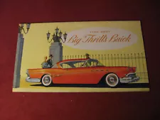 1957 Buick Large Prestige Sales Brochure Booklet Catalog Original Old