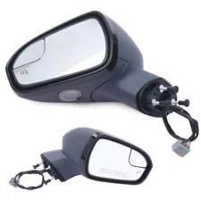 Power Mirror Set For 2013-2016 Ford Fusion Manual Fold Paintable Left+Right Side (For: Ford Fusion)