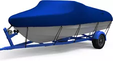 Heavy Duty Boat Cover, 16-18.5Ft Waterproof Trailerable Heavy Duty Marine Grade