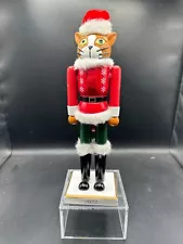 Cat Nutcracker 19" Santa Figure Target Wondershop Collection Christmas 2022 NIB