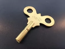 Antique Waterbury Clock Key #6 Key 3.6mm New Solid Brass