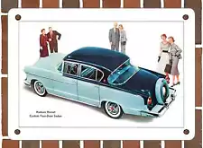 METAL SIGN - 1955 Hudson Hornet Custom Four Door Sedan - 10x14 Inches